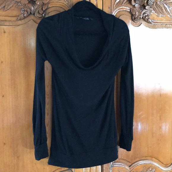 French Connection Tops - French Connection Black Scoop Neck Top